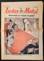 1946-1954 3 db Ludas Matyi, 1946. április 7.,21. II. évf. 13.,15. sz., 1954. okt. 7. X. évf. 41. sz
