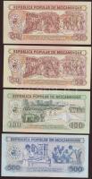 Mozambik 1983-88. Kis szériaszámok 50M(1983), 50M(1986), 100M(1983), 500M(1986), 500M(1989), 1000M(1...