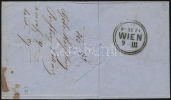 5kr levélen ,,PRESSBURG" - ,,WIEN" 5kr on cover ,,PRESSBURG" - ,,WIEN"