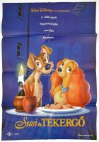 Susi és Tekergő, Walt Disney rajzfilm plakát, 95x66 cm