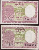 Nepál 1960. 1R + 1965. 1R T:I