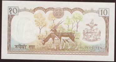 Nepál 1974. 1R(2x) 2klf szignóval, 5R, 10R(2x) 2klf szignóval T:I