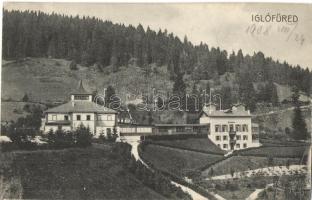 Iglófüred, Spisská Nová Ves Kupele, Novovesské Kúpele; Tulipánház és vendéglő, Társalgó / villa, restaurant, hotel