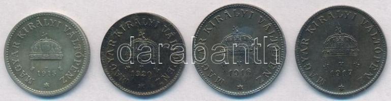 1915. 10f Cu-Ni-Zn + 1920. 10f Fe + 1916. 20f Fe + 1917. 20f Fe T:1-