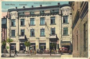 Szatmárnémeti, Szatmár, Satu Mare; Hotel Victoria szálloda, autóbusz / hotel, autobus (EB)