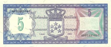 Holland Antillák 1984. 5G T:I