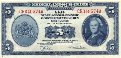 Holland India 1943. 5G T:I