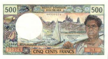 Új-Kaledónia 1969-92. 500Fr szign.1 (Krause) T:I-