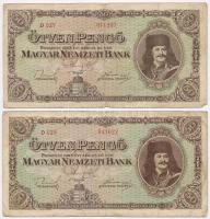 1945. 50P (4x) T:III,III-