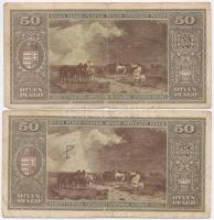 1945. 50P (4x) T:III,III-