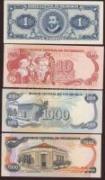 Nicaragua 1968. 1C + 1979. 10C + 1985.1000C + 1985. 5000C T:I