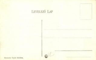 Balatonföldvár, part fürdőházakkal és fürdőzőkkel. Gerendai Gyula kiadása
