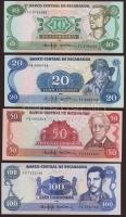 Nicaragua 1985.(1988.) 10C, 20C, 50C, 100C, 500C, 1000C teljes sor T:I