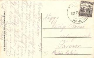 Balatonszárszó, Szárszó; Csónak kirándulásra induló társaság. Szép Kálmán kiadása