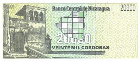 Nicaragua 1989. 20000C + 50000C pár T:I