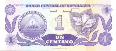 Nicaragua 1990. 1991-92. 1c, 5c, 10c, 25c, 1/2C, 1C, 5C T:I