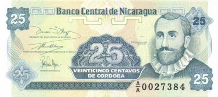 Nicaragua 1990. 1991-92. 1c, 5c, 10c, 25c, 1/2C, 1C, 5C T:I