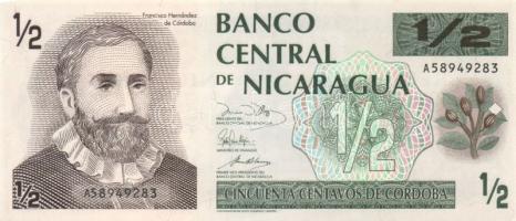Nicaragua 1990. 1991-92. 1c, 5c, 10c, 25c, 1/2C, 1C, 5C T:I