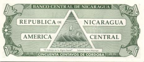 Nicaragua 1990. 1991-92. 1c, 5c, 10c, 25c, 1/2C, 1C, 5C T:I