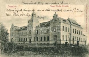 1904 Temesvár, Timisoara; Városi Gizella Árvaház. Kiadja Králicsek Béla / orphanage (EK)