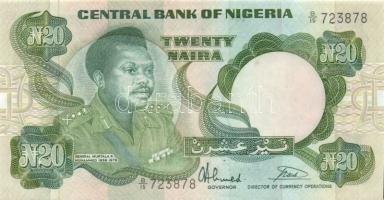 Nigéria 1984, 1991. 1N szign.:7 (W.P.M.), 5N szign.:6 (W.P.M.), 10N szign.:7 (W.P.M.), 20N szign.:7 ...