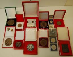 15db klf főleg nagyalakú modern Br plakett, többsége magyar, néhány külföldivel, kevés kivétellel er...