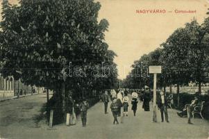 Nagyvárad, Oradea; Corso kert. W. L. Bp. 276. / park, promenade (EK)