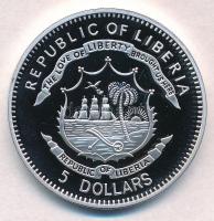 Libéria 2011. 5$ Cu "Nagy Hadvezérek - Bem József" multicolor T:PP 
Liberia 2011. 5 Dolla...