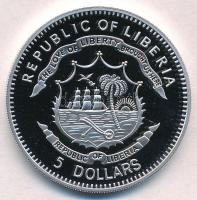 Libéria 2011. 5$ Cu "Nagy Hadvezérek - Paul von Hindenburg" multicolor T:PP 
Liberia 2011...