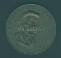 "Csontváry Tivadar" nagyalakú modern Br plakett T:2