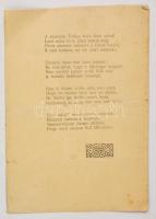 cca 1910 Akasztás lesz Szegeden. Török János által versbe foglalva 4 p