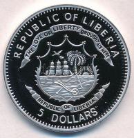 Libéria 2011. 5$ Cu "Nagy Hadvezérek - V. Henrik" multicolor T:PP 
Liberia 2011. 5 Dollar...