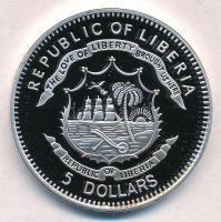 Libéria 2011. 5$ Cu "Nagy Hadvezérek - George S. Patton" multicolor T:PP 
Liberia 2011. 5...