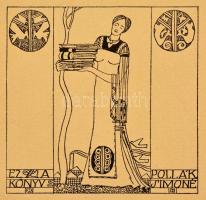 Kozma Lajos ex libris. Bp., 1909, A Ház, (A Világosság-ny.), 31 sztl. lev. (Ebből 29 t.) Kiadó illus...