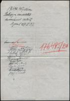 1936 A m. kir. belügyminiszter bizalmas rendelete melyben a Németországba kiállítandó útlevelek kibo...