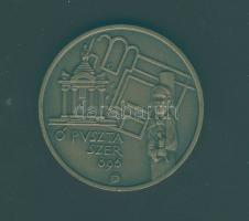1996. "Ópusztaszer 896" matt Br emlékérem T:1