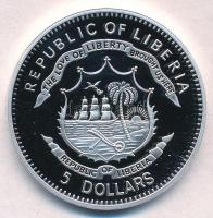 Libéria 2010. 5$ Cu "Nagy Hadvezérek - Spartacus" multicolor T:PP 
Liberia 2010. 5 Dollar...