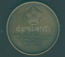 1979. "Magyar Tanácsköztársaság" matt Br emlékérem eredeti plombált műanyag ÁPV tokban T:1