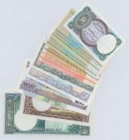 10db-os vegyes külföldi bankjegy tétel, közte Egyiptom, Fehéroroszország, Laosz T:I,I-
10pcs of var...