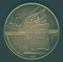 1984. "MÉE - Szeged felszabadulása" Br emlékérem T:BU