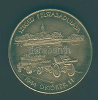 1984. "MÉE - Szeged felszabadulása" Br emlékérem T:BU