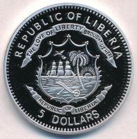 Libéria 2009. 5$ Cu "Nagy Hadvezérek - Vitéz Mihály" multicolor T:PP 
Liberia 2009. 5 Dol...
