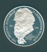 2000. "Széchenyi István - MKB" Ag 30g emlékérem T:PP
