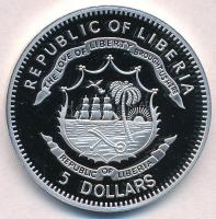 Libéria 2009. 5$ Cu "Nagy Hadvezérek - Bonaparte Napóleon" multicolor T:PP 
Liberia 2009....