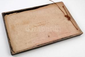 Eschenbach Jenő (1908-1981) Mázas kerámia falikép. Jelzett. 46x30 cm