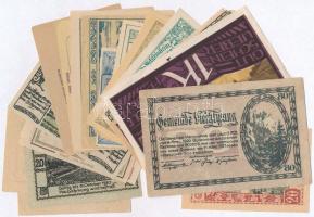 Ausztria 1920-1921. 30db-os papír szükségpénz tétel T:I-II Austria 1920-1921. 30pcs of paper necessi...