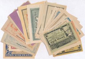 Ausztria 1920-1921. 30db-os papír szükségpénz tétel T:I-II Austria 1920-1921. 30pcs of paper necessi...