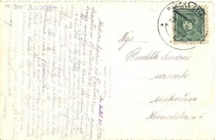 1936 Szentantal, Sväty Anton; Vadásztrófeák, agancsok a kastélyban (?) / hunting trophies, antlers i...