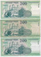 1998-2007. 200Ft (5x) T:III