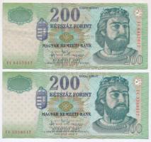 1998-2007. 200Ft (5x) T:III